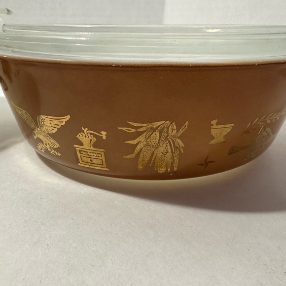 Vintage Early American Pyrex 6PC set - Picture 7 of 8